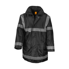 Result Management Coat, Black, S bedrucken, Art.-Nr. 410331013