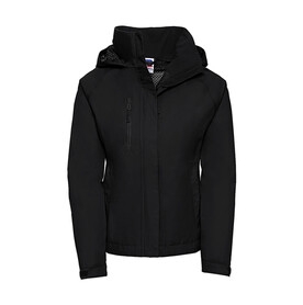 Russell Europe Ladies` HydraPlus 2000 Jacket, Black, 2XL (44) bedrucken, Art.-Nr. 415001017