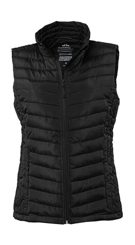 Tee Jays Ladies` Zepelin Vest, Black, S bedrucken, Art.-Nr. 420541013