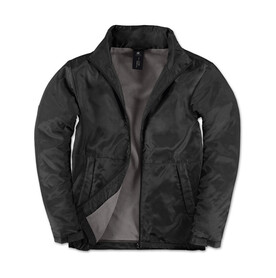 B & C Multi-Active/men Jacket, Black/Warm Grey, S bedrucken, Art.-Nr. 432421533 B & C Multi-Active/men Jacket, Black/Warm Grey, S bedrucken, Art.-Nr. 432421533