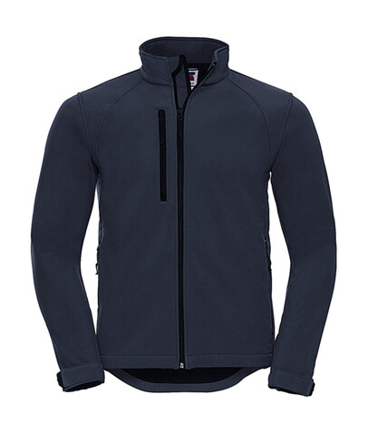 Russell Europe Softshell Jacket, French Navy, 4XL bedrucken, Art.-Nr. 438002019