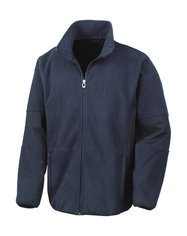 Result Osaka Combed Pile Soft Shell, Navy, M bedrucken, Art.-Nr. 442332004