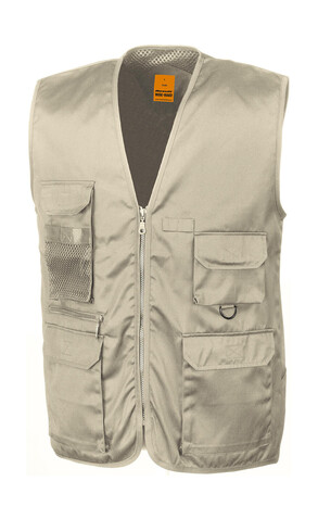Result Safari Waistcoat, Camel, S bedrucken, Art.-Nr. 445337083