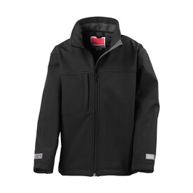 Result Junior/Youth Classic Soft Shell, Black, XS (3-4) bedrucken, Art.-Nr. 466331012