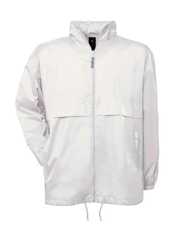 B &amp; C Air Windbreaker, White, L bedrucken, Art.-Nr. 495420005