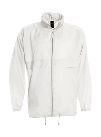 B &amp; C Sirocco Windbreaker, White, M bedrucken, Art.-Nr. 496420004