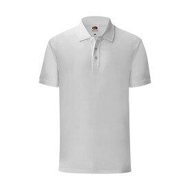 Fruit of the Loom Iconic Polo, White, XL bedrucken, Art.-Nr. 500010006