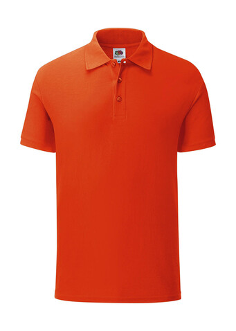 Fruit of the Loom Iconic Polo, Flame, S bedrucken, Art.-Nr. 500014023