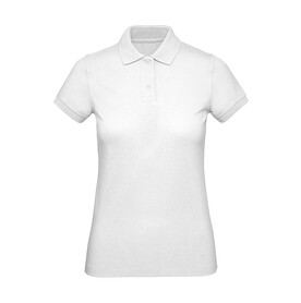 B &amp;amp; C Inspire Polo /women, White, XS bedrucken, Art.-Nr. 501420002