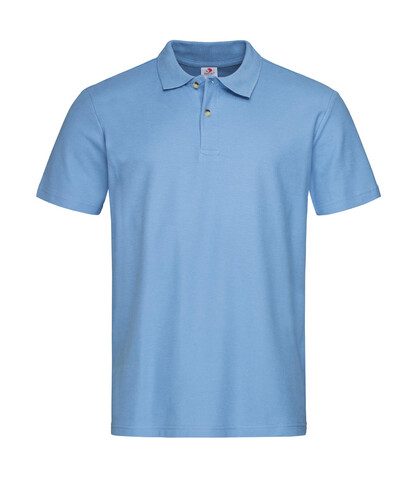 Stedman Polo, Light Blue, 2XL bedrucken, Art.-Nr. 506053217