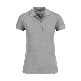 B & C Safran Timeless/women Polo, Heather Grey, XS bedrucken, Art.-Nr. 508421232 B & C Safran Timeless/women Polo, Heather Grey, XS bedrucken, Art.-Nr. 508421232