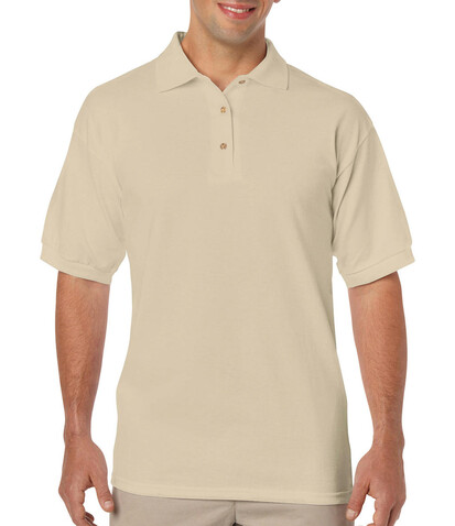 Gildan DryBlend Adult Jersey Polo, Sand, 2XL bedrucken, Art.-Nr. 520097417