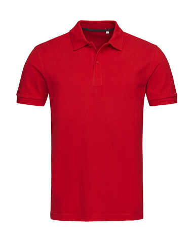 Stedman Henry Polo Men, Crimson Red, 2XL bedrucken, Art.-Nr. 521054417