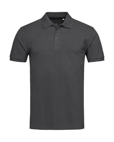 Stedman Lux Polo Men, Slate Grey, 3XL bedrucken, Art.-Nr. 525051228