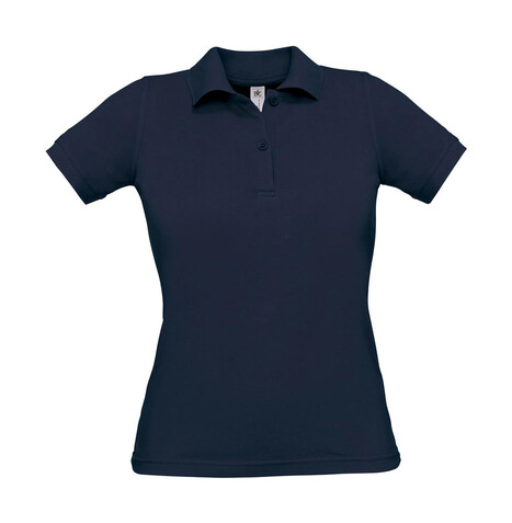 B &amp; C Safran Pure/women Polo, Navy, M bedrucken, Art.-Nr. 526422004