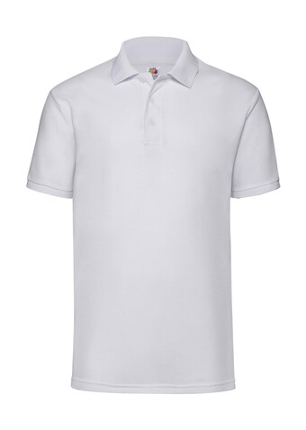 Fruit of the Loom 65/35 Polo, White, 3XL bedrucken, Art.-Nr. 539010008