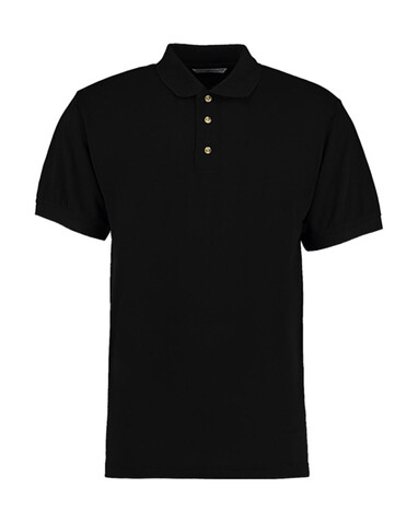 Kustom Kit Classic Fit Workwear Polo Superwash® 60º, Black, 5XL bedrucken, Art.-Nr. 539111010