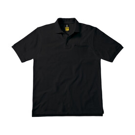 B &amp;amp; C Energy Pro Workwear Pocket Polo, Black, S bedrucken, Art.-Nr. 543421013