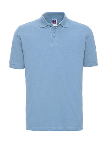 Russell Europe Men`s Classic Cotton Polo, White, XS bedrucken, Art.-Nr. 549000002