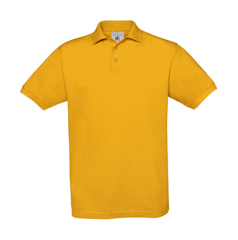 B &amp; C Safran Piqué Polo, Gold, XL bedrucken, Art.-Nr. 549426436