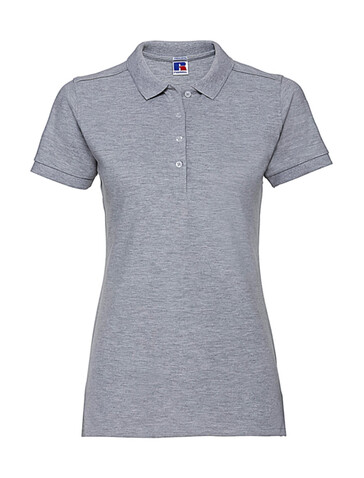 Russell Europe Ladies` Fitted Stretch Polo, Light Oxford, XL bedrucken, Art.-Nr. 566007196 Russell Europe Ladies` Fitted Stretch Polo, Light Oxford, XL bedrucken, Art.-Nr. 566007196