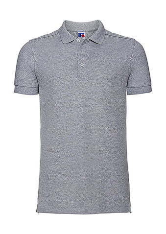 Russell Europe Men`s Fitted Stretch Polo, Light Oxford, 3XL bedrucken, Art.-Nr. 567007198