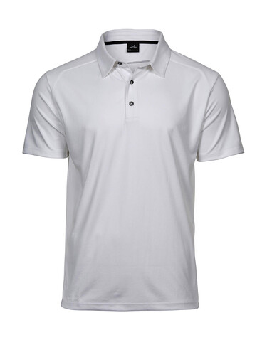 Tee Jays Luxury Sport Polo, White, XL bedrucken, Art.-Nr. 572540006