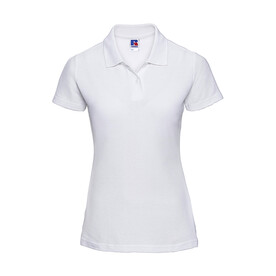 Russell Europe Ladies` Classic Polycotton Polo, White, XS bedrucken, Art.-Nr. 593000002