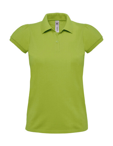 B &amp; C Heavymill/women Polo, White, S bedrucken, Art.-Nr. 595420003