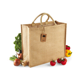 Westford Mill Jumbo Jute Shopper, Natural, One Size bedrucken, Art.-Nr. 608280080 Westford Mill Jumbo Jute Shopper, Natural, One Size bedrucken, Art.-Nr. 608280080