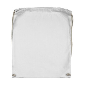 SG ACCESSORIES - BAGS Organic Cotton Drawstring Backpack, Snowwhite, One Size bedrucken, Art.-Nr. 608570000 SG ACCESSORIES - BAGS Organic Cotton Drawstring Backpack, Snowwhite, One Size bedrucken, Art.-Nr. 608570000