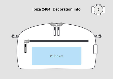 Shugon Ibiza Toiletry Bag, Black/Black, One Size bedrucken, Art.-Nr. 609381920