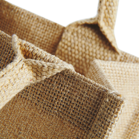 Westford Mill Jute Mini Gift Bag, Graphite Grey/Graphite Grey, One Size bedrucken, Art.-Nr. 612281590