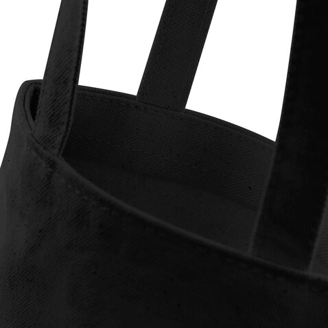 Westford Mill Fairtrade Cotton Bottle Bag, Black, One Size bedrucken, Art.-Nr. 621281010