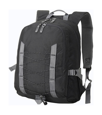 Shugon Miami Backpack, Black/Black/Dark Grey, One Size bedrucken, Art.-Nr. 622381930