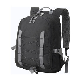 Shugon Miami Backpack, Black/Black/Dark Grey, One Size bedrucken, Art.-Nr. 622381930