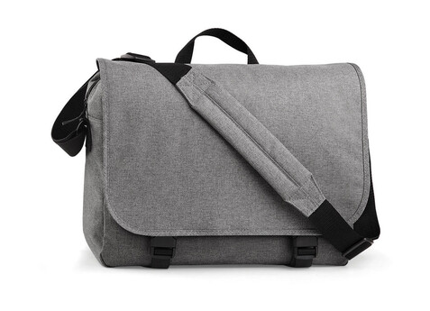 Bag Base Two-Tone Digital Messenger, Grey Marl, One Size bedrucken, Art.-Nr. 628291280