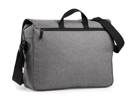 Bag Base Two-Tone Digital Messenger, Grey Marl, One Size bedrucken, Art.-Nr. 628291280