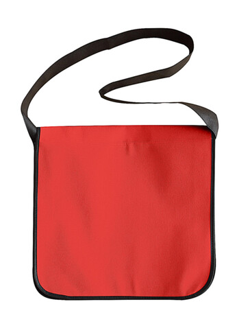 SG ACCESSORIES - BAGS Messenger Bag, Red/Black, One Size bedrucken, Art.-Nr. 631574510