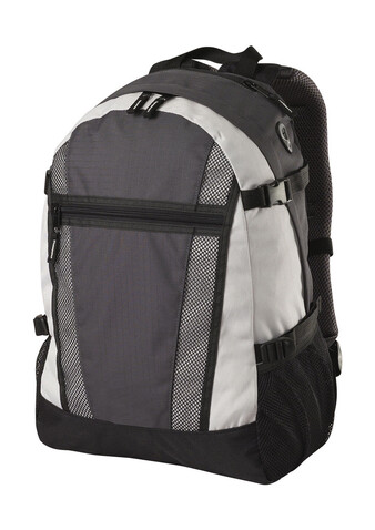 Shugon Indiana Student/ Sports Backpack, Dark Grey/Off White, One Size bedrucken, Art.-Nr. 650381530