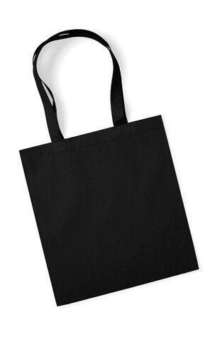 Westford Mill Organic Premium Cotton Tote, Black, One Size bedrucken, Art.-Nr. 662281010