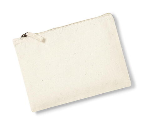 Westford Mill EarthAware™ Organic Accessory Pouch, Black, L bedrucken, Art.-Nr. 673281015