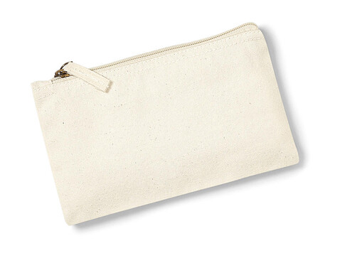 Westford Mill EarthAware™ Organic Accessory Pouch, Black, L bedrucken, Art.-Nr. 673281015