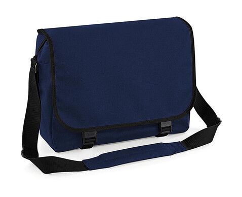 Bag Base Messenger Bag, French Navy, One Size bedrucken, Art.-Nr. 679292010