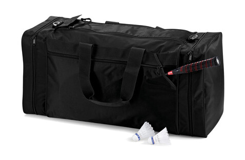 Quadra Jumbo Sports Bag, Black, One Size bedrucken, Art.-Nr. 680301010
