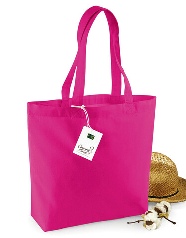Westford Mill Organic Cotton Shopper, Natural, One Size bedrucken, Art.-Nr. 695280080