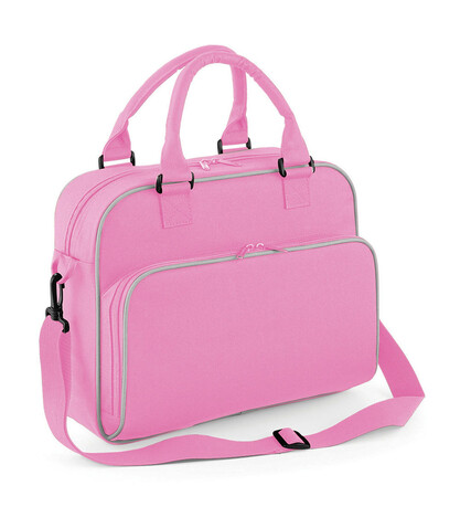Bag Base Junior Dance Bag, Classic Pink/Light Grey, One Size bedrucken, Art.-Nr. 696294830