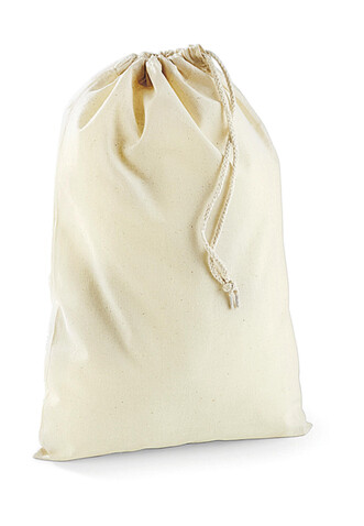 Westford Mill Cotton Stuff Bag, Natural, XS bedrucken, Art.-Nr. 697280082