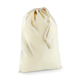 Westford Mill Cotton Stuff Bag, Natural, 2XS bedrucken, Art.-Nr. 697280081