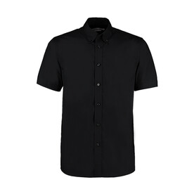 Kustom Kit Classic Fit Workforce Shirt, Black, S bedrucken, Art.-Nr. 700111013